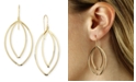 Macy's Marquise Twist Drop Earrings Set in 14k Gold